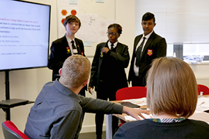 Caludon Castle students