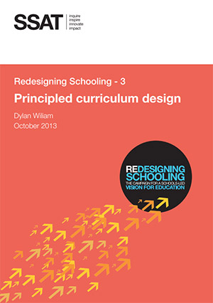 Redesigning Schooling – 3: Principled curriculum design
