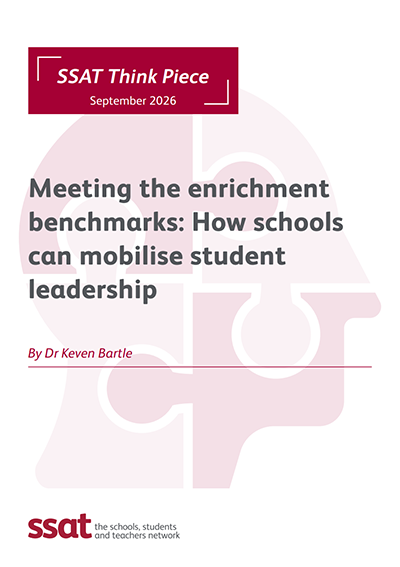 Meeting the enrichment benchmarks: How schools can mobilise student leadership Meeting the enrichment benchmarks: How schools can mobilise student leadership